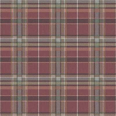 Papel de Parede Botany House Xadrez Roxo 15578