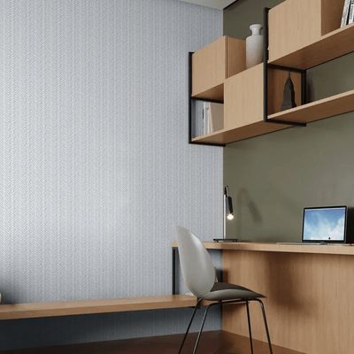 Papel de Parede Revoada Franjinha Azul 4446