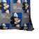 Par de Fronha KazzaVip Malha 100% Algodão Disney Estampada Mickey Quadros 48cmx68cm Cinza