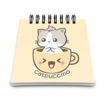 Bloco De Anotações Catpuccino