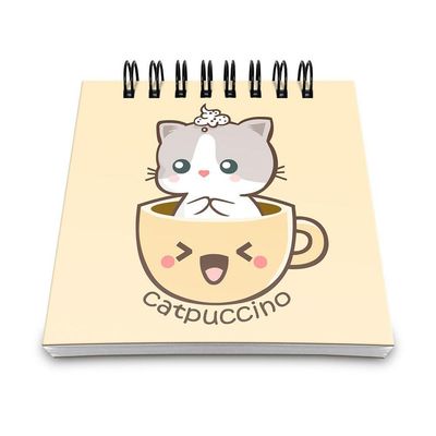 Bloco De Anotações Catpuccino