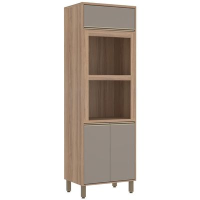 Torre Quente Luciane Yara 2 Nichos para Forno 3 Portas 1317 Vanilla/Graff