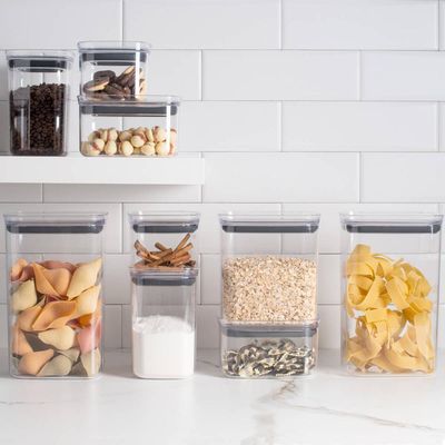 Pote Hermético Retangular 1,5L Porta Mantimentos