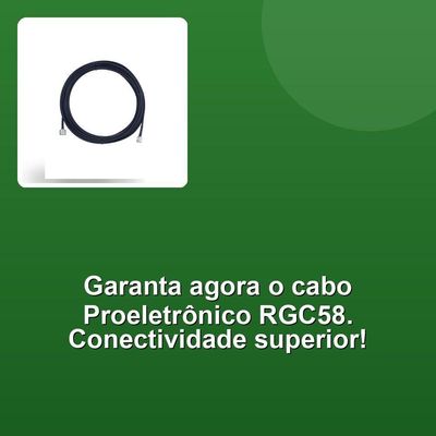 Cabo Descida Proeletrônico Rgc58 10m