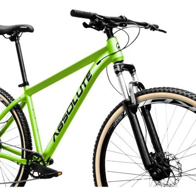 Bicicleta Aro 29 Absolute Nero 5 12v Hollowtech K7 Freio Hidráulico Garfo Trava No Guidão Verde Tam: 17