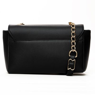 Bolsa Transversal Feminina Rafitthy 28.16309 Porta Batom Preto