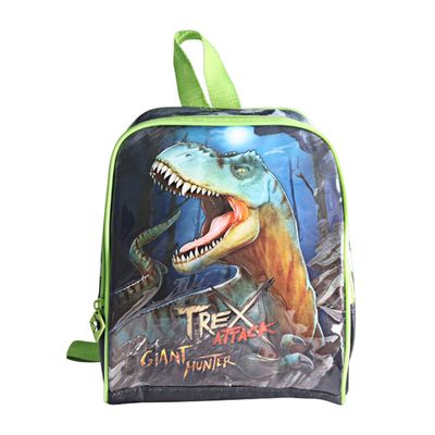 Kit Mochila T-rex De Dinossauro Rodinha Escolar Infantil Lancheira e Estojo
