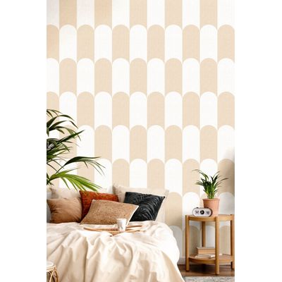 Papel de Parede Botany House Yin Yang Bege 15557