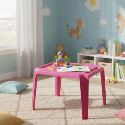 Mesa Infantil Tramontina Dona Chica Rosa 50x64cm
