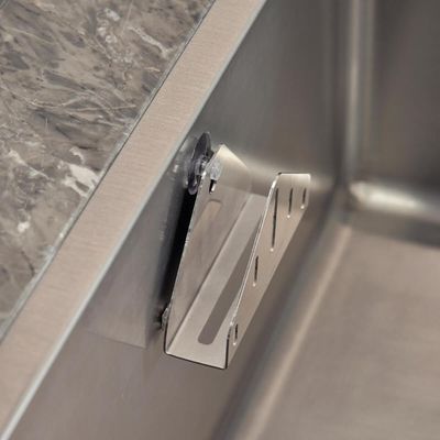 Suporte Porta Esponja de Lavar Louça com Ventosa Tramontina Aço Inox Bucha de Pia