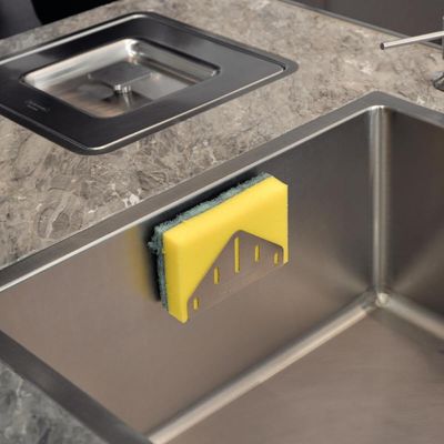 Suporte Porta Esponja de Lavar Louça com Ventosa Tramontina Aço Inox Bucha de Pia