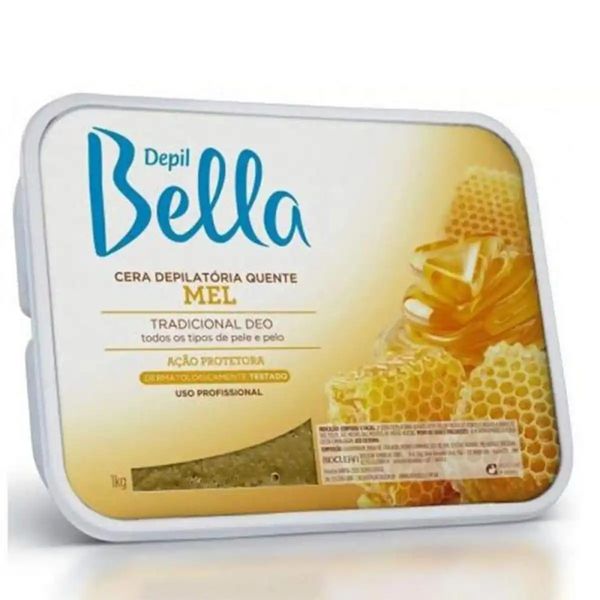 Cera Depilatória de Mel Depil Bella - 1Kg