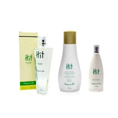 Kit colônia + Hidratante + Desodorante Hit Lacqua di Fiori