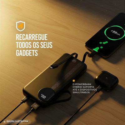 Carregador Portátil Hybrid - 10.000mAh - Gshield
