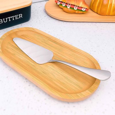 Espatula de Bolo Aço Inox Servir Sobremesas Tortas 23cm