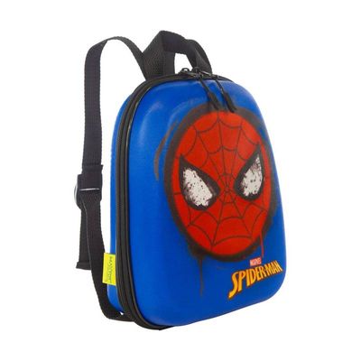 Mochila Escolar Infantil de Costas Homem Aranha Azul