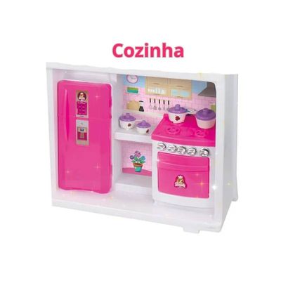 Casinha Doce Encantada Infantil Quarto Cozinha Banheiro Sala