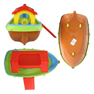 Arca de Noé Brinquedo para Montar com Bonequinhos e Animais