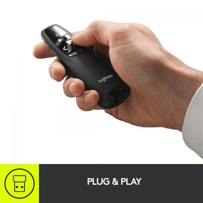 Apresentador de Slides Laser Pointer sem fio R400 LOGITECH