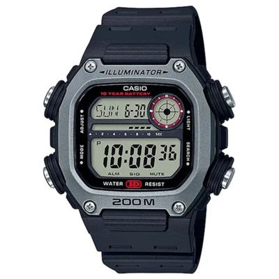 Relógio Casio Standard Cinza Masculino Digital DW-291H-1AVDF