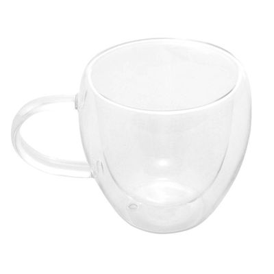 Conjunto De Xícaras Para Chá 250ml Vidro Duplo 2 Peças Modern Lyor