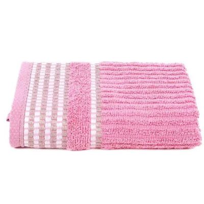 Toalha Lmpeter Rosto Denver 48cm x 75cm 100% Algodão Rosa Croche