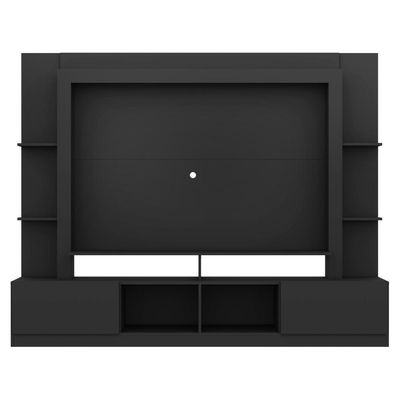 Estante Tv 65" E 2 Portas Oslo Multimóveis V3395 Preta Preto