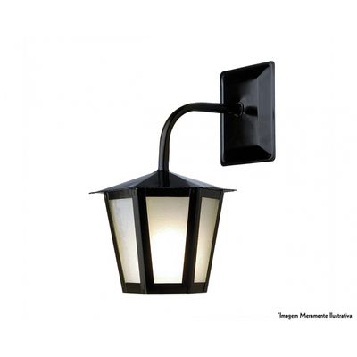 Luminaria Fixa Parede Sext Preta L1-B