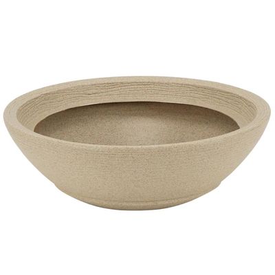 Vaso para Plantas Flores Suculentas Indi Tramontina Plástico Granito Areia Jardim Varanda Sacadas