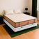Cama Box Queen E Colchão Madrid Molas V-store 158x198x28 Branco