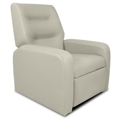 Poltrona Reclinável Classic Material Sintético 2 Posições Matrix bege