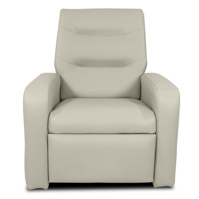 Poltrona Reclinável Classic Material Sintético 2 Posições Matrix bege