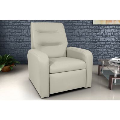 Poltrona Reclinável Classic Material Sintético 2 Posições Matrix bege