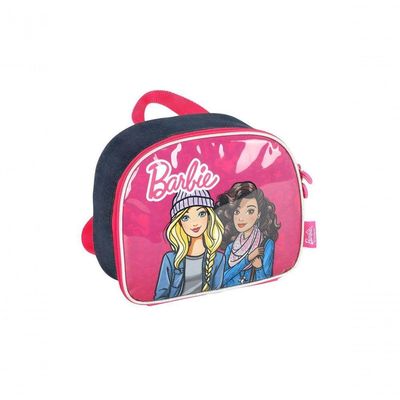 Kit Mochila De Rodinhas Escolar Lancheira E Estojo Barbie