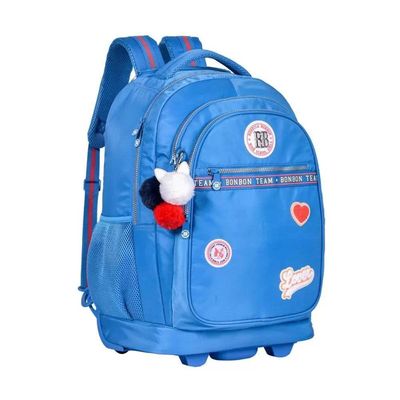 Kit Mochila De Carrinho Estojo Lancheira Azul Rb24001 Clio