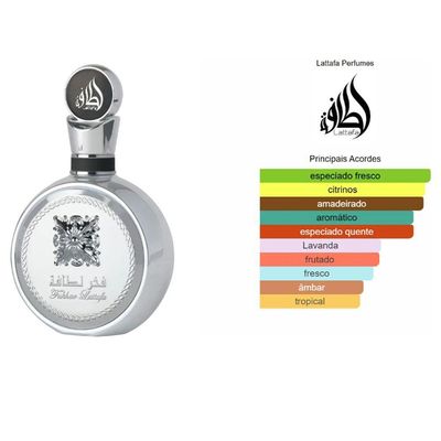 Perfume Fakhar Platin Lattafa Eau De Parfum Unissex 100ml