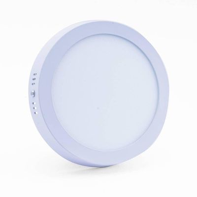 Plafon Led Sobrepor 18w Redondo 3000k Branco Quente Bivolt - Unidade