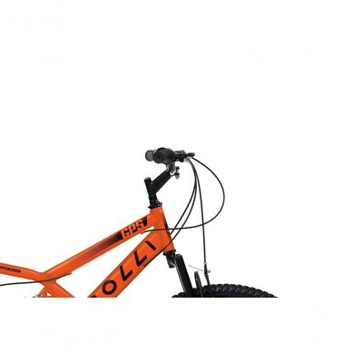 Bicicleta Gps 148 Dupla Suspensão E Freios V-brake, Aro 26 Aero, 36 Raias, 21 Marchas Colli Laranja