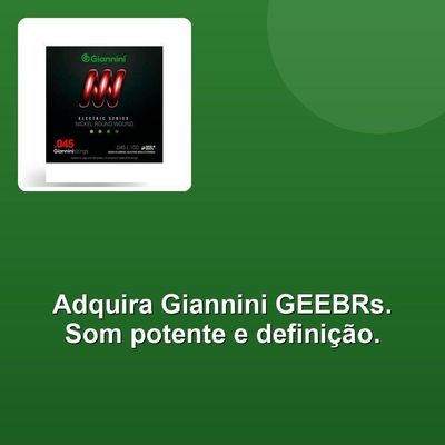 Encordoamento Contrabaixo 4 Cordas .045 Giannini
