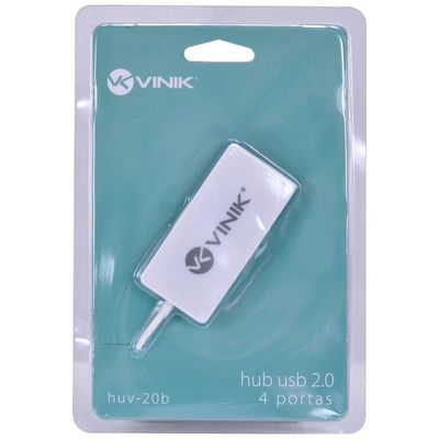 Hub Usb 2.0 4 Portas Com 1,2m De Cabo Huv-20b