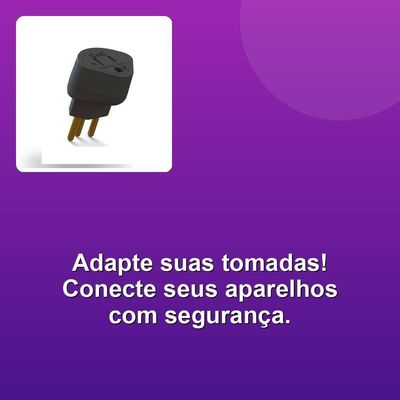 Adaptador P- Tomada Parede Padrão Novo