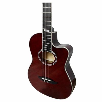 Violão Nylon Eletroacustico Performance Gnf-3 Ceq Translucent Dark Wine (tdw)