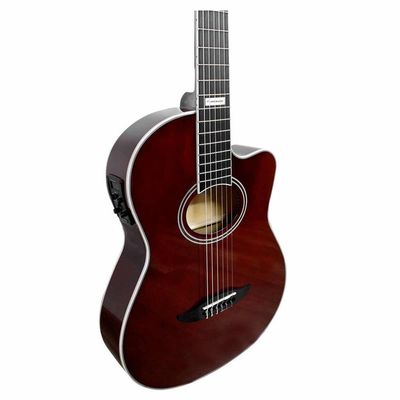 Violão Nylon Eletroacustico Performance Gnf-3 Ceq Translucent Dark Wine (tdw)