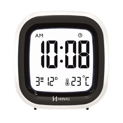 Despertador Digital Herweg Ref: 2995-034 Preto