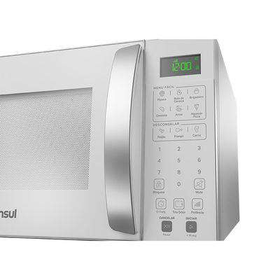 Microondas 32 Litros com Menu Fácil 900W CMS46AB Consul Branco / 220V