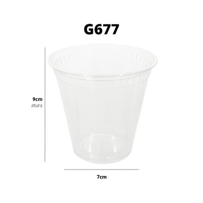 Copo para Doce 250ml 400un G677 Galvanotek