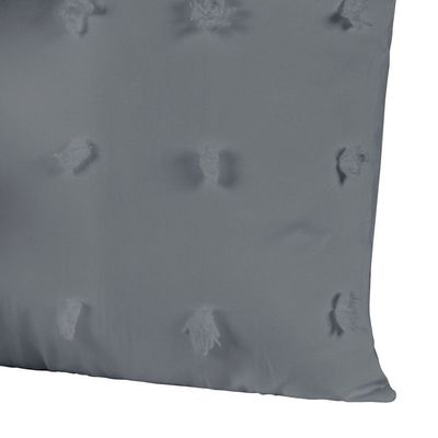 Capas De Almofadas Poppy 45cm x 45cm 04 Peças - Cinza