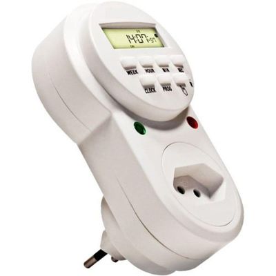 Timer Temporizador Digital Tomada Energia Bivolt 2200w 10a