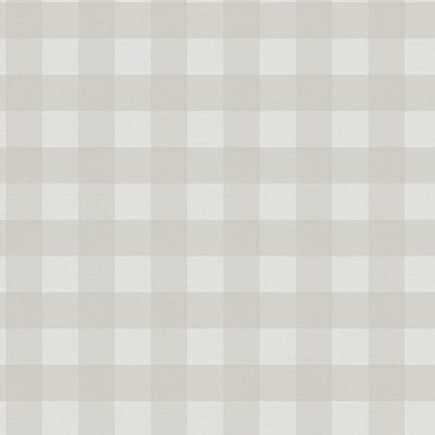 Papel de Parede Essential Xadrez Vichy Cor Cinza Claro ES98133