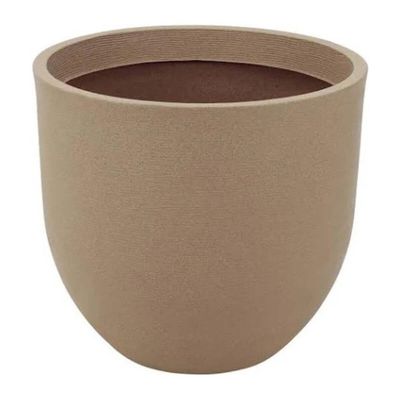 Vaso Decorativo Granito Areia 45cm Laos Tramontina Plástico Folhagens Flores Plantas